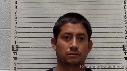 Mugshot of Agustin Garcia-Zarate booked in Luna County, New Mexico on August 7, 2026