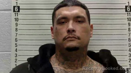 Mugshot of Joshua Jake Padilla booked in Luna County, New Mexico on August 7, 2026
