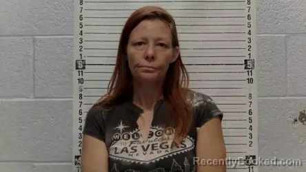 Mugshot of Bridgett Carol Kelch booked in Luna County, New Mexico on August 8, 2026