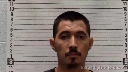 Mugshot of Victor Beltran-Rodriguez booked in Luna County, New Mexico on August 10, 2026