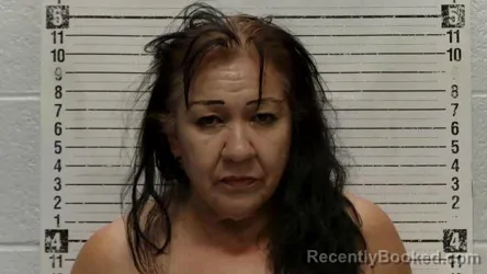 Mugshot of Cynthia M Gallegos booked in Luna County, New Mexico on August 12, 2026