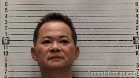 Mugshot of Jingqiu Liu booked in Luna County, New Mexico on August 17, 2026