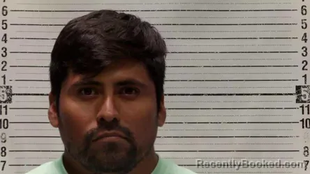 Mugshot of Miguel Gomez-Navarrete booked in Luna County, New Mexico on August 17, 2026