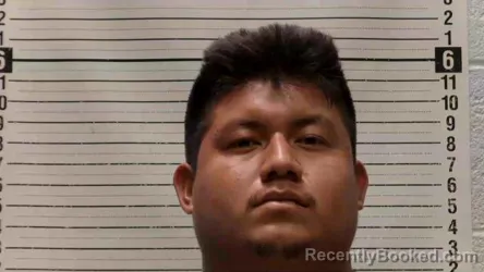 Mugshot of Brayan Carro-Rojas booked in Luna County, New Mexico on August 17, 2026