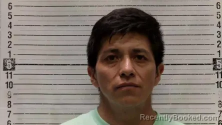 Mugshot of Luis Alfonso Perez-Gancino booked in Luna County, New Mexico on August 17, 2026