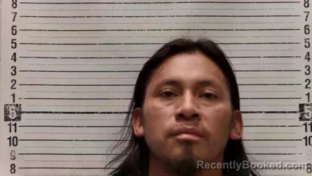 Mugshot of Santos Carrillo-Funes booked in Luna County, New Mexico on August 17, 2026