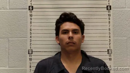 Mugshot of Francisco Diaz-Fausto booked in Luna County, New Mexico on August 20, 2026