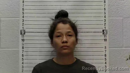 Mugshot of Sasha Alicia Hernandez booked in Luna County, New Mexico on August 22, 2026
