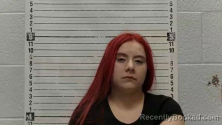 Mugshot of Serenity Segura booked in Luna County, New Mexico on August 22, 2026