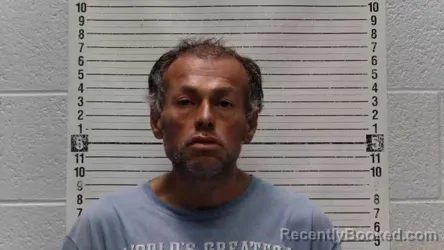 Mugshot of Anthony Ray Meraz booked in Luna County, New Mexico on August 23, 2026