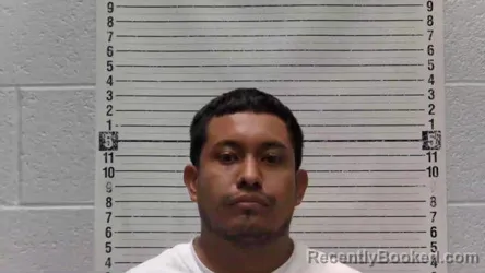 Mugshot of Joel Palomares-Anguiano booked in Luna County, New Mexico on August 24, 2026