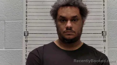 Mugshot of Maynor Guzman booked in Luna County, New Mexico on August 24, 2026