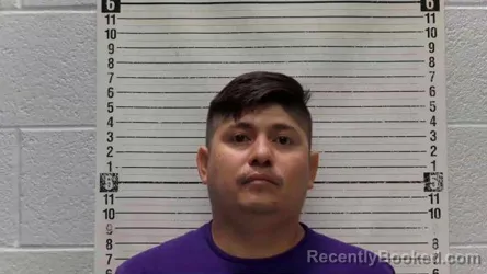 Mugshot of Jorge Rangel-De La Cruz booked in Luna County, New Mexico on August 24, 2026
