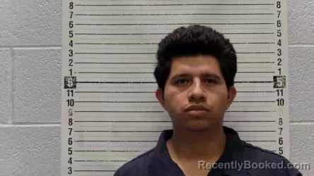 Mugshot of Jorge Gomez-Lopez booked in Luna County, New Mexico on August 24, 2026