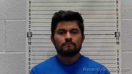 Mugshot of Abraham Hernandez-Portillo booked in Luna County, New Mexico on August 24, 2026