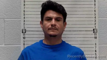Mugshot of Luis Arce-Diaz booked in Luna County, New Mexico on August 24, 2026
