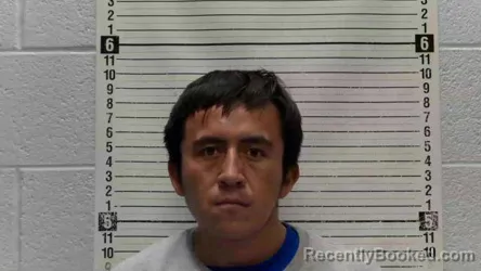 Mugshot of Filiberto Acosta-Sosa booked in Luna County, New Mexico on August 24, 2026