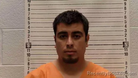 Mugshot of Omar Castro-Salado booked in Luna County, New Mexico on August 28, 2026