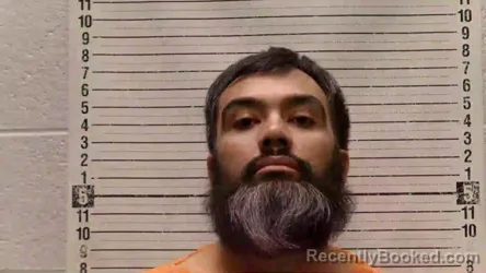 Mugshot of Juan Flores-Plascencia booked in Luna County, New Mexico on August 28, 2026