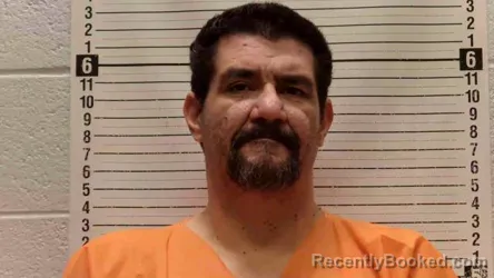 Mugshot of Marco Enriquez booked in Luna County, New Mexico on August 28, 2026