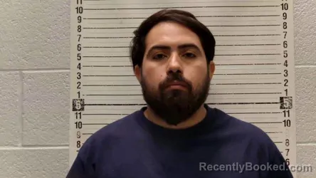 Mugshot of Humberto Daniel Barajas-Gazcon booked in Luna County, New Mexico on September 8, 2026