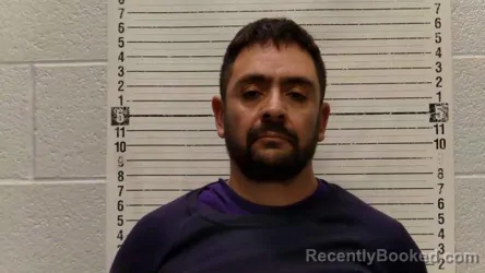 Mugshot of Mauro Trejo-Garcia booked in Luna County, New Mexico on September 8, 2026