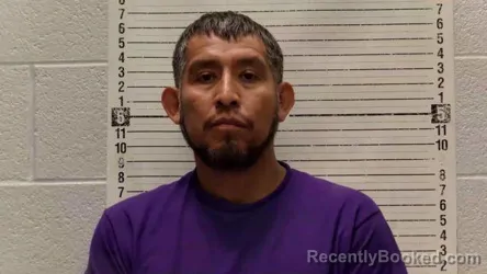 Mugshot of Manuel Galindo-Sebastian booked in Luna County, New Mexico on September 8, 2026