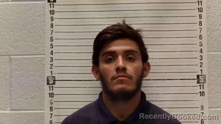 Mugshot of Javier Espinoza booked in Luna County, New Mexico on September 11, 2026