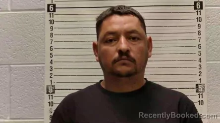 Mugshot of Cesar Martinez-Reyes booked in Luna County, New Mexico on September 11, 2026