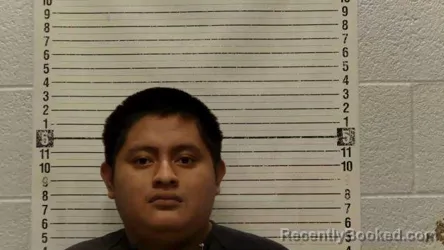 Mugshot of Wilson Gualip-Garcia booked in Luna County, New Mexico on September 14, 2026