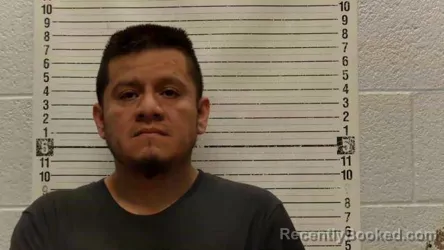 Mugshot of Cesar Melendez-Canales booked in Luna County, New Mexico on September 14, 2026