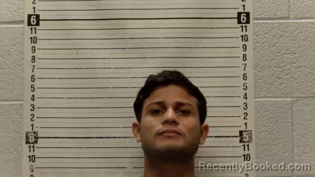 Mugshot of Andres Azuaje-Fernandez booked in Luna County, New Mexico on September 14, 2026