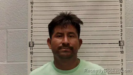 Mugshot of Aristeo Perez-Godinez booked in Luna County, New Mexico on September 15, 2026