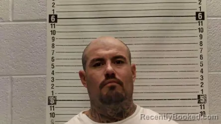 Mugshot of Adam Chacon booked in Luna County, New Mexico on September 15, 2026