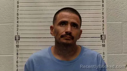 Mugshot of Juan Jaramillo booked in Luna County, New Mexico on September 16, 2026
