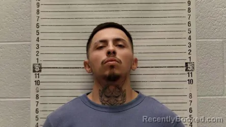 Mugshot of Iribe Candelario booked in Luna County, New Mexico on September 18, 2026