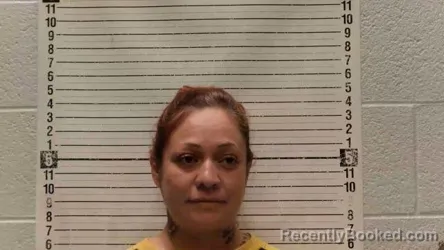Mugshot of Alicia Marie Sandoval booked in Luna County, New Mexico on September 19, 2026