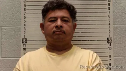 Mugshot of Juan Hernandez-Mendoza booked in Luna County, New Mexico on September 21, 2026