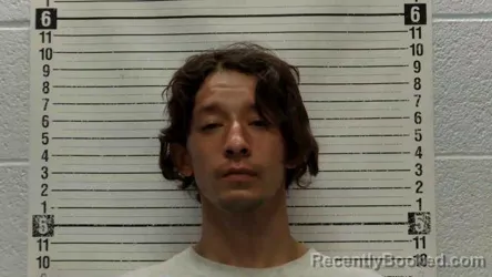 Mugshot of Jesus James Garcia booked in Luna County, New Mexico on September 26, 2026