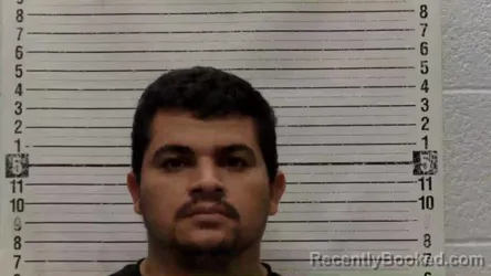 Mugshot of Wilmer Barrera-Albeno booked in Luna County, New Mexico on September 28, 2026
