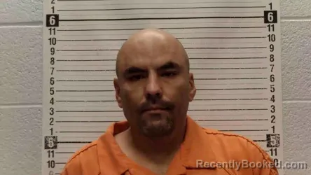 Mugshot of Steven Michael Almanza booked in Luna County, New Mexico on October 9, 2026