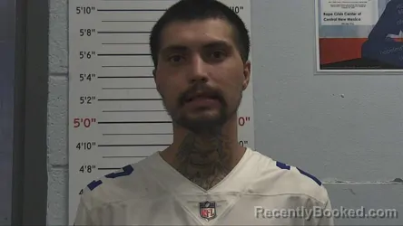 Mugshot of XAVIER APODACA booked in Sandoval County, New Mexico on April 6, 2026