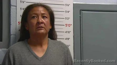 Mugshot of NEZERITA NIETO booked in Sandoval County, New Mexico on April 10, 2026