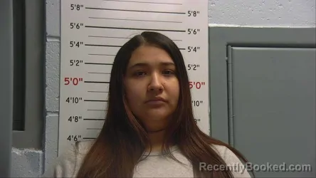 Mugshot of CIARA BARBA-CASTILLO booked in Sandoval County, New Mexico on April 11, 2026