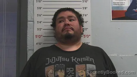 Mugshot of KEVIN CARLOS TOLEDO booked in Sandoval County, New Mexico on April 21, 2026