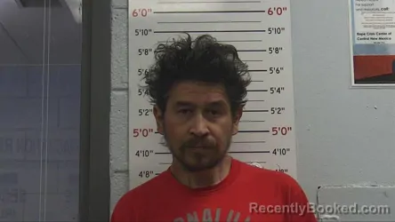 Mugshot of DAVID LUCERO booked in Sandoval County, New Mexico on April 22, 2026