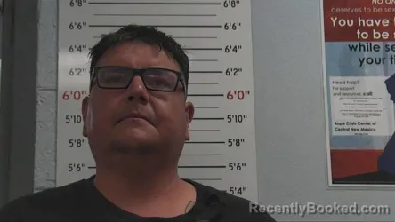 Mugshot of DOMINIC ESPINOZA booked in Sandoval County, New Mexico on May 21, 2026