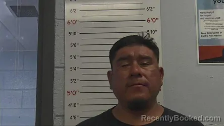 Mugshot of RAPHAEL MEDINA booked in Sandoval County, New Mexico on June 12, 2026