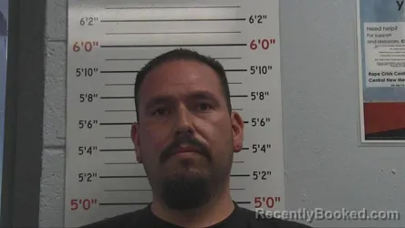 Mugshot of CHRISTOPHER GALLEGOS booked in Sandoval County, New Mexico on July 5, 2026