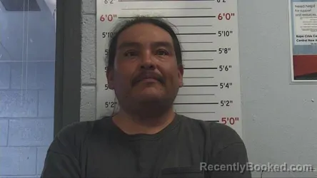 Mugshot of EVERRETT NATHANIEL MOQUINO booked in Sandoval County, New Mexico on July 15, 2026